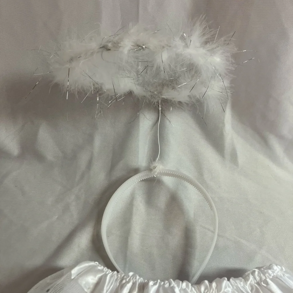 White Starry Kids Angel Costume